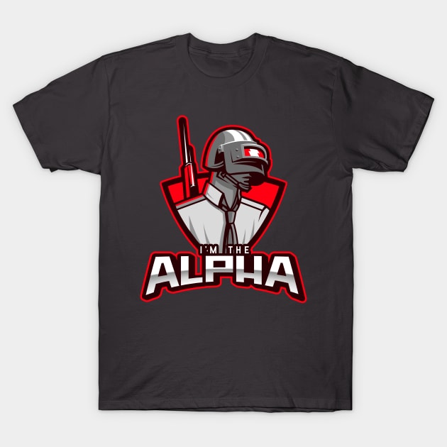 I'm The Alpha (19) T-Shirt by CavemanMedia